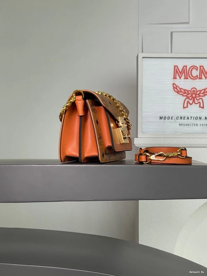 Bags 63749 SmoothTexture MCM Satchel 0705